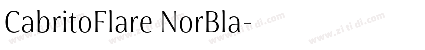 CabritoFlare NorBla字体转换
